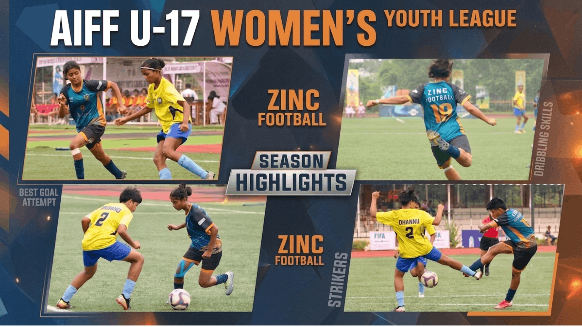 Match Report | AIFF U-17 Women’s Youth League | ZFA 3–2 DFA Raisen